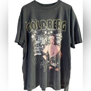 Vintage 90s Goldberg WCW grunge wrestling t-shirt